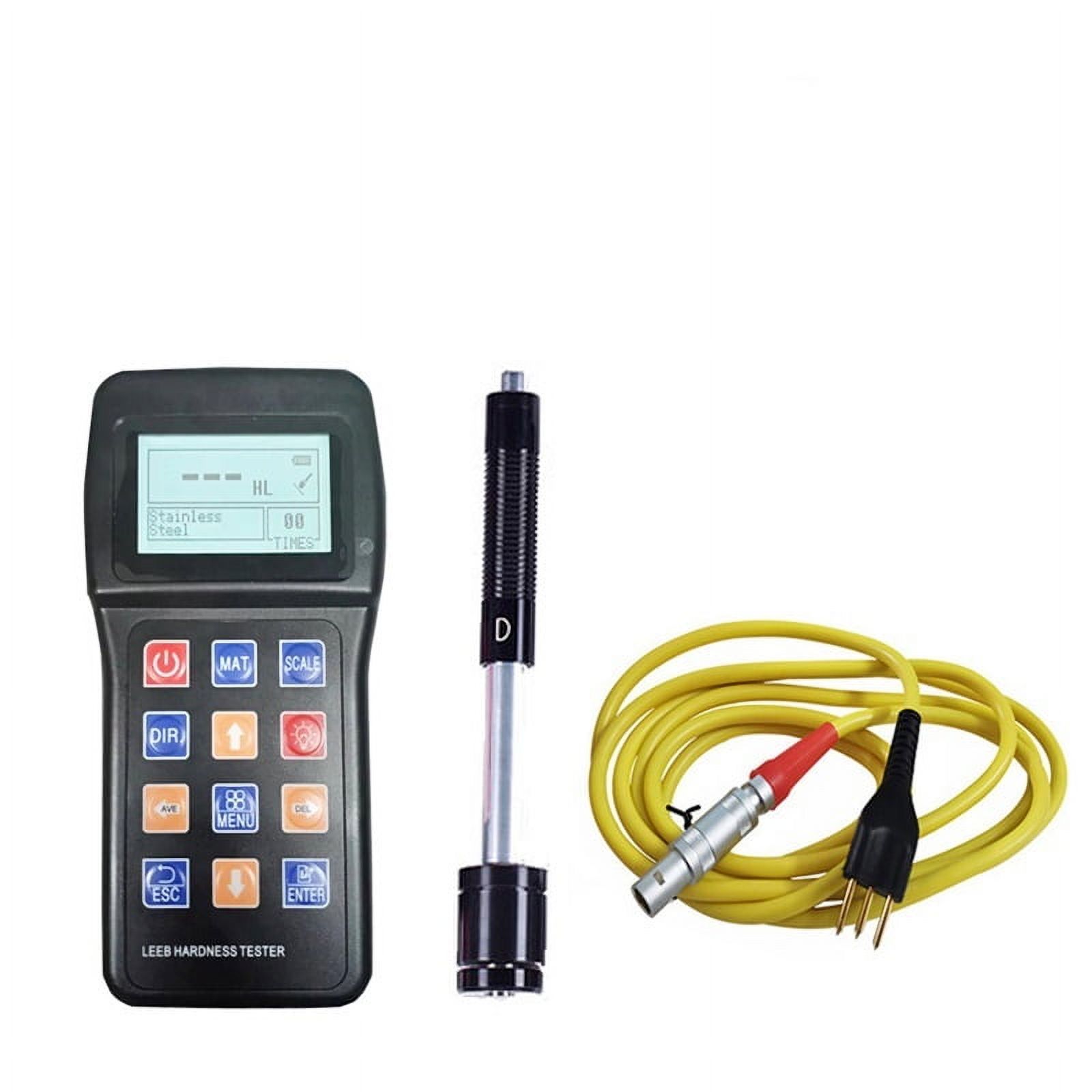 7-in-1 Original Metal Meters Metal Hardness Tester Portable Durometer Portatil Metal Pipe Steel Plate Mould Surface Hardness HRC ,Accurate Readings